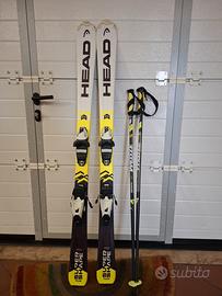 Sci Head cm 137 con attacchi e bastoncini 