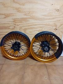 Cerchi motard ktm alpina tubless