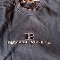 felpa colore blu marca Russel girocollo tg L