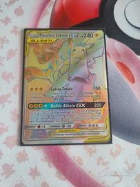 carta Pokemon Pikachu e Zekrom GX 184/181