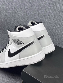 Jordan 1 Mid Light Smoke Grey EU40