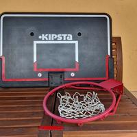 canestro con tabellone da muro Kipista