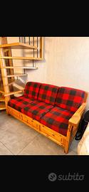 DIVANO LETTO + 2 POLTRONE ABBINATE