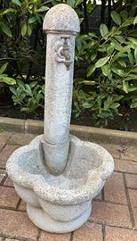 Fontana vedovella in cemento