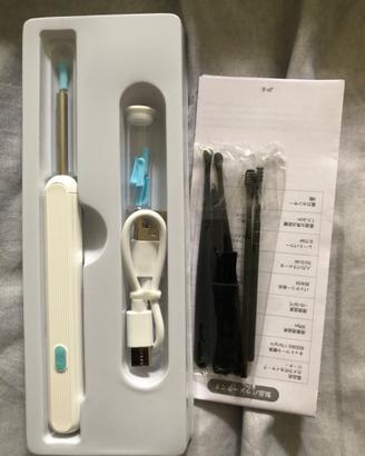 Videocamera per orecchio con accessori di pulizia