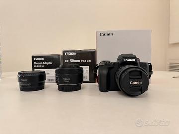 CANON EOS M50 Mark II + 15-45 mm + 50 mm