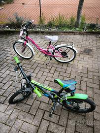 biciclette bambini (mascio e femmina)