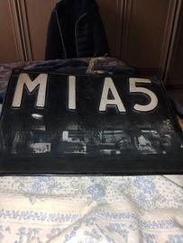 Targa e Libretto Alfa Romeo Giulia Super