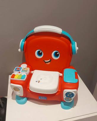 Poltrona Musicale Clementoni Baby DJ con cuffie