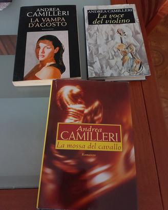 3 libri di Andrea Camilleri 