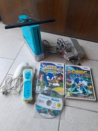 mintendo wii edizione limitata con giochi SONIC