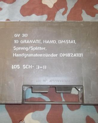 Bundeswehr Packkasten Grenade Plastic Box