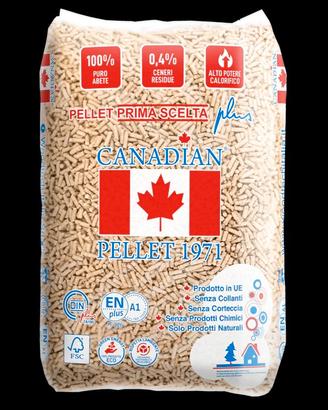 Pellet canadian 2 bancali da 72