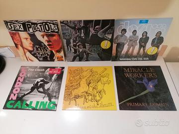 Dischi vinile LP 33 giri pop rock punk anche rari