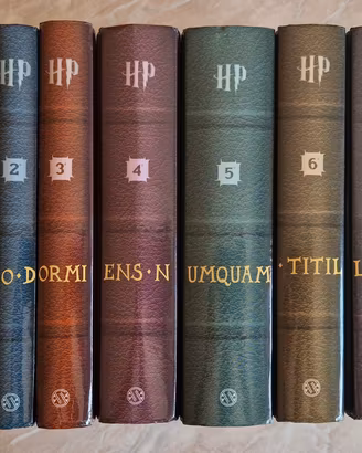 Harry Potter [1-7] Completa | 1ED Motto in Latino