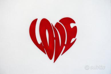 Decorazione da parete LOVE in legno – 30×40 cm