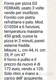 forno pizza 400 gradi