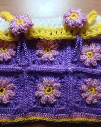 pochette all'uncinetto 