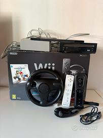 Nintendo wii+giochi+controller e volante