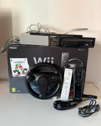 Nintendo wii+giochi+controller e volante