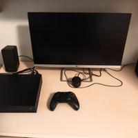 Xbox One x + monitor e casse