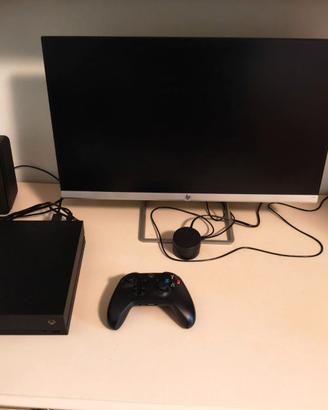 Xbox One x + monitor e casse