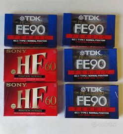 musicassette tdk e sony sigillate