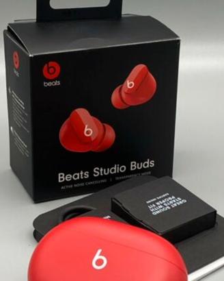 Cuffie beats studio buds red