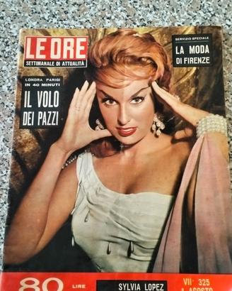 Rivista vintage LE ORE n. 325 del 1959