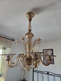 Lampadario di murano della metà del '900