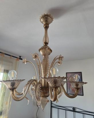 Lampadario di murano della metà del '900