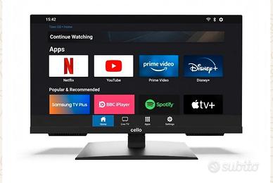 Smart TV Cello 22" Tizen OS Nuova