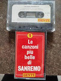 cassette Pavarotti e Sanremo