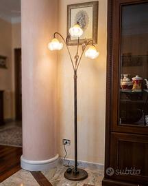 Lampada da terra in ferro battuto - Stile Classico