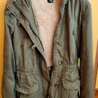 Parka verde militare donna