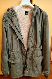 Parka verde militare donna