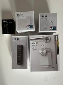 NUKI smart lock pro kit completo 5 articoli nuovo