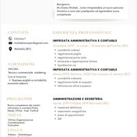 Impiegata amministrativa e contabile