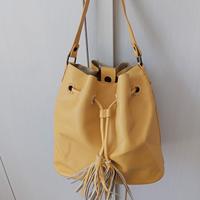 borsa a secchiello giallo