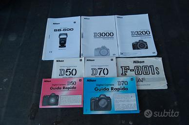 Manuali e libretti x uso Nikon