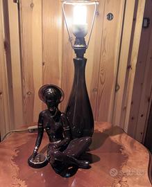 Lampada da tavolo in ceramica anni 50