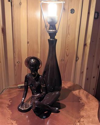 Lampada da tavolo in ceramica anni 50