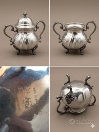 Zuccheriera Vintage in  peltro