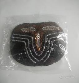 Borsellino nero da sera con strass