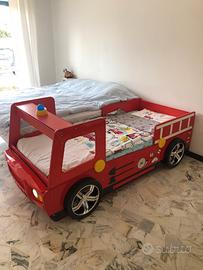 Letto bambini pompiere