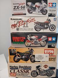 Tamiya 1/12 Harley Davidson Kawasaki Bimota