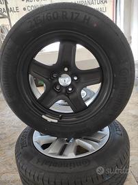 KIT 4 RUOTE 17" RENAULT 215/60R17 CONTINENTAL