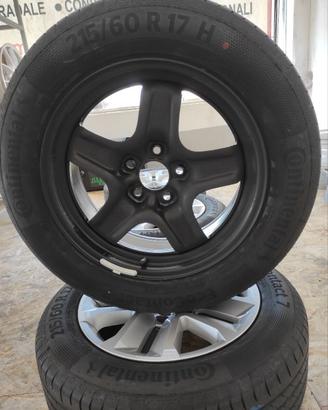KIT 4 RUOTE 17" RENAULT 215/60R17 CONTINENTAL