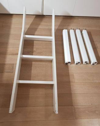 Kit rialzo letto semi-elevato Flexa White