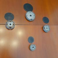 4 BRUCIATORI 4 PIATTELLI PIANI COTTURA ARISTON